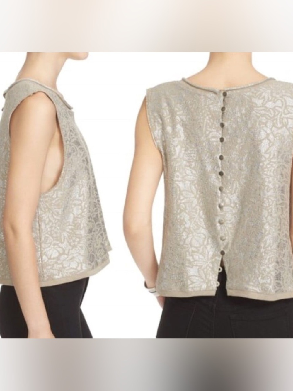 Free People Shimmery Tank